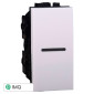 ETTROIT SPACE DEVIATORE 1P ASSIALE - Mod. LB0701 - Compatibile con BTicino LIVING LIGHT / INTERNATIONAL