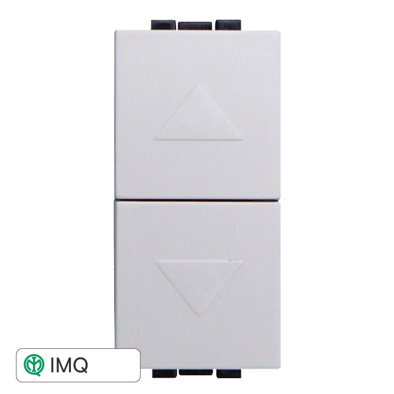 PULSANTE DOPPIO INTERBLOCCO SALISCENDI - modello LB1204