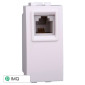 ETTROIT SPACE CONNETTORE RJ11 TELEFONO - Mod. LB2354 - Compatibile con BTicino LIVING LIGHT / INTERNATIONAL