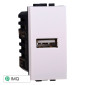 ETTROIT SPACE PRESA USB 2.1AMH - Mod. LB2401 - Compatibile con BTicino LIVING LIGHT / INTERNATIONAL