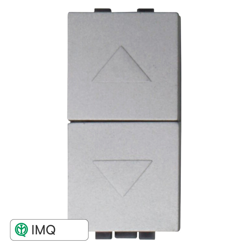 PULSANTE DOPPIO INTERBLOCCO SALISCENDI - modello LG1204