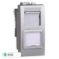ETTROIT SPACE CONNETTORE RJ45 CAT5 - Mod. LG2355 - Compatibile con BTicino LIVING LIGHT / INTERNATIONAL
