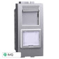 ETTROIT SPACE CONNETTORE RJ45 CAT6 - Mod. LG2356 - Compatibile con BTicino LIVING LIGHT / INTERNATIONAL
