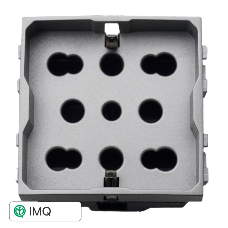MULTISTANDARD 2P+T 220V SCHUKO+BIPASSO - modello LG3503