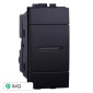 ETTROIT SPACE INTERRUTTORE 1P ASSIALE - Mod. LN0501 - Compatibile con BTicino LIVING LIGHT / INTERNATIONAL