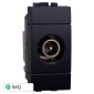 ETTROIT SPACE CONNETTORE TV MASCHIO PASSANTE - Mod. LN2253 - Compatibile con BTicino LIVING LIGHT / INTERNATIONAL