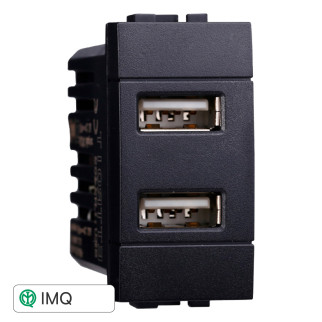 PRESA USB 2POSTI 2.1AMH - modello LN2402