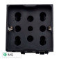 ETTROIT SPACE MULTISTANDARD 2P+T 220V SCHUKO+BIPASSO - Mod. LN3503 - Compatibile con BTicino LIVING LIGHT / INTERNATIONAL