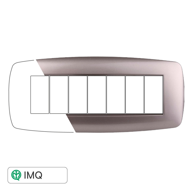 PLACCA SLIM 7P TITANIO - modello LN87708