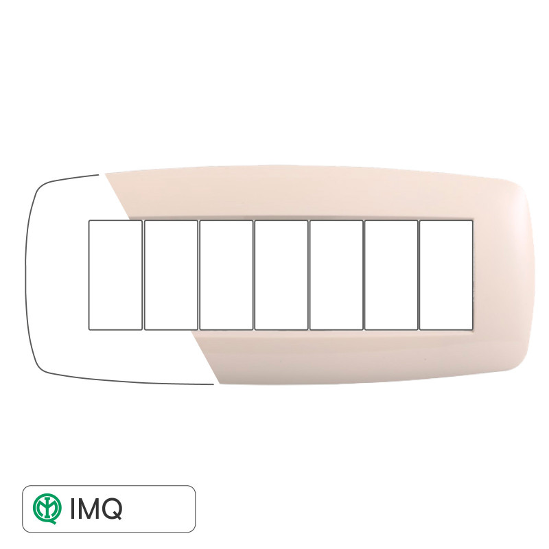 PLACCA SLIM 7P SABBIA - modello LN87709