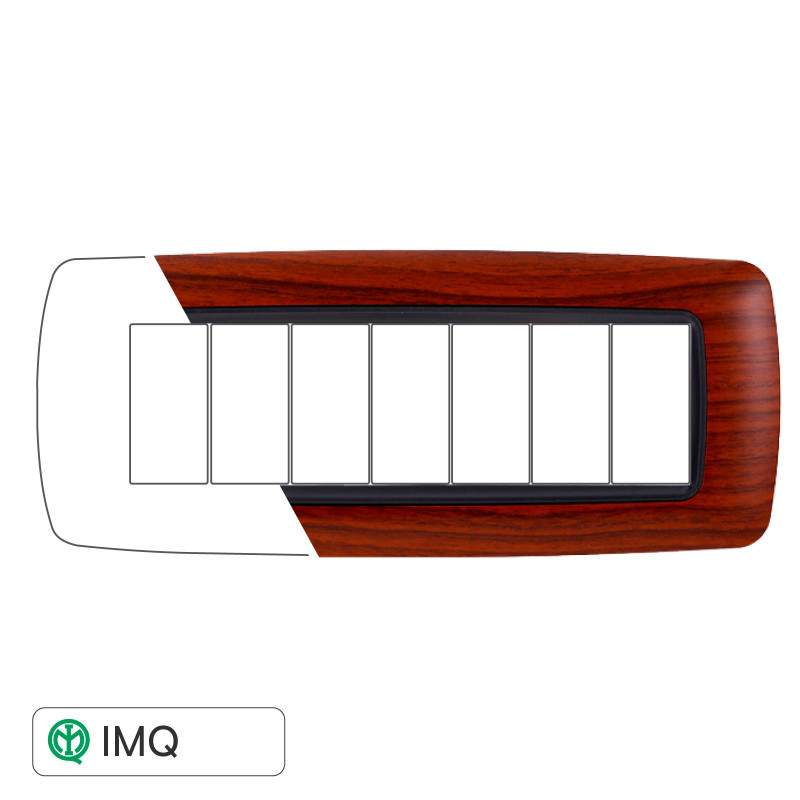 PLACCA PLASTICA 7P BOMBATA RADICA - modello LN88703