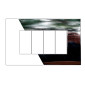 ETTROIT VENUS PLACCA PLASTICA 4P CROMATO LUCIDO - Mod. VA83413 - Compatibile con Vimar ARKÉ