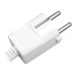 CFG Spina Singola Schuko 16A 2P+T con Uscita Cavo Dritta Colore Bianco - mod. ES018S