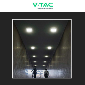 VT-60012 Mini Pannello LED Quadrato 12W SMD a Superficie V-Tac