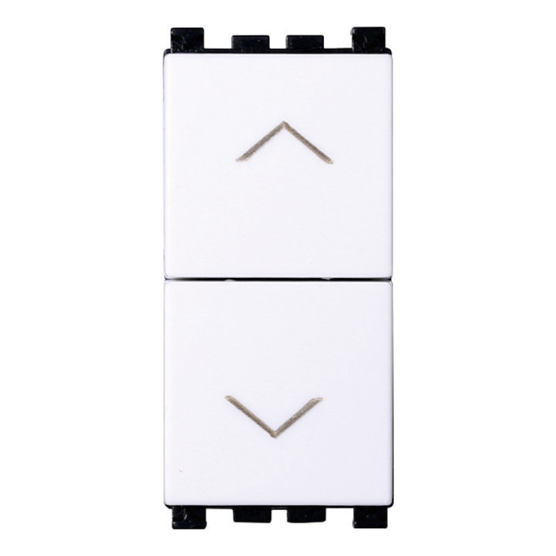 PULSANTE DOPPIO 1P+1P 16A BIANCO - modello VA1202B