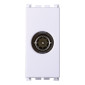 ETTROIT VENUS CONNETTORE TV MASCHIO PASSANTE BIANCO - Mod. VA2253B - Compatibile con VIMAR ARKÉ