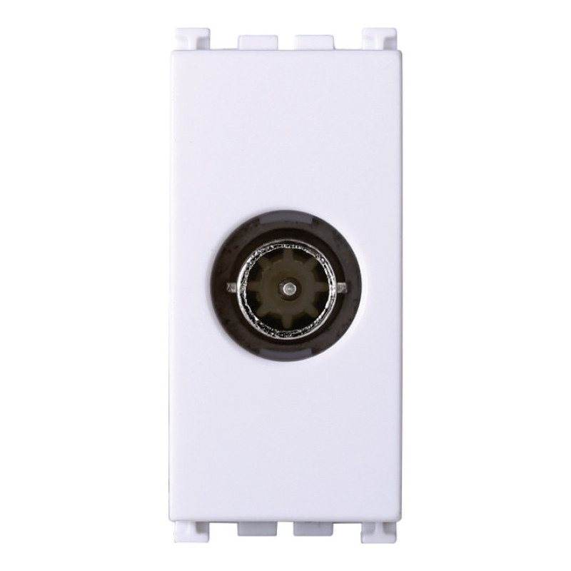 CONNETTORE TV MASCHIO PASSANTE BIANCO - modello VA2253B