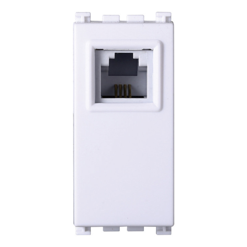 CONNETTORE RJ11 TELEFONO BIANCO - modello VA2354B