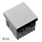 ETTROIT SPACE Termostato programmabile da Incasso 2P 230V display touch - Mod. LN4102 - Compatibile con BTicino LIVING