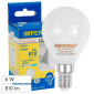 Imperia Lampadina LED E14 6W MiniGlobo P45 Filament in Vetro - mod. 214398