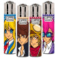 Clipper Micro Accendino a Pietrina Piccolo Ricaricabile con Fantasia Manga - Serie da 4 Accendini