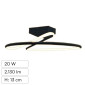 V-Tac VT-7763 Lampadario LED a Superficie 20W SMD Colore Nero - SKU 6926