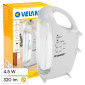 Velamp Lampada d'emergenza LED 4,5W 20 SMD Anti Black-Out Portatile Dimmerabile Ricaricabile con Alimentatore - mod. IR160EVO