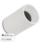 V-Tac VT-802-W Portafaretto Rotondo a Plafone in Alluminio con Portalampada per Lampadine GU10 Colore Bianco - SKU 8944