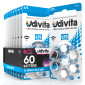 Udivita 60 Batterie per Protesi Acustiche Misura 675 Zinco Aria Tecnologia Phono Pulse - 10 blister da 6