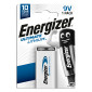 Energizer Ultimate Lithium L6LR61 E-Block Transistor 9V Lunga Durata per Rilevatori Fumo Rasoi Torce - Blister da 1 Batteria
