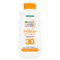 Garnier Ambre Solaire Hydra 24H Protect Protezione Solare Alta SPF 30 Raggi UVB e UVA Idratante - Flacone da 175ml