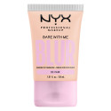 NYX Professional Makeup Bare With Me Blur Fondotinta Opacizzante Idratante Coprenza Media 02 Fair - Flacone da 30ml