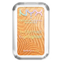 NYX Professional Makeup Buttermelt Highlighter Illuminante con Burro di Mango Mandorle e Karité 30 Butta Bling - Cofanetto da 5g