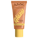 NYX Professional Makeup Buttermelt Glaze Fondotinta Illuminante SPF 30 Coprenza Modulabile 03 Cashew Butta - Flacone 30ml