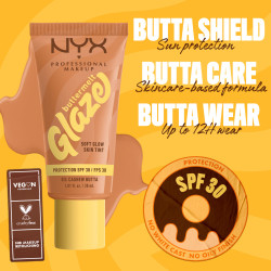 NYX Professional Makeup Buttermelt Glaze Fondotinta SPF 30 Colore 03