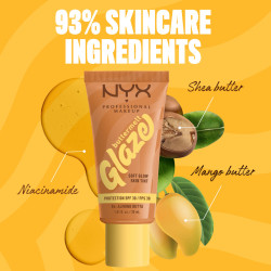 NYX Professional Makeup Buttermelt Glaze Fondotinta SPF 30 Colore 04