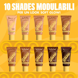 NYX Professional Makeup Buttermelt Glaze Fondotinta SPF 30 Colore 04