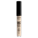 NYX Professional Makeup Can't Stop Won't Stop Correttore Liquido Viso Illuminante Opacizzante 1.5 Fair - Flacone da 3,5ml