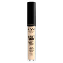 NYX Professional Makeup Can't Stop Won't Stop Correttore Liquido Viso Illuminante Opacizzante 1 Pale - Flacone da 3,5ml