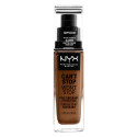 NYX Professional Makeup Can't Stop Won't Stop Fondotinta Opacizzante Waterproof Alta Coprenza 17 Cappuccino - Flacone 30ml
