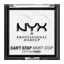 NYX Professional Makeup Can't Stop Won't Stop Cipria in Polvere Opacizzante Levigante a Lunga Tenuta 11 Brightening Translucent