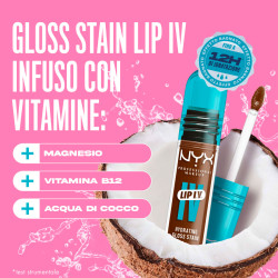 NYX Professional Makeup Lip I.V. Gloss Stain Idratante 04