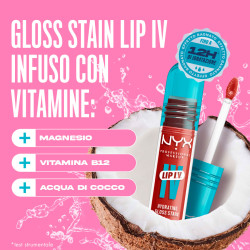 NYX Professional Makeup Lip I.V. Gloss Stain Idratante 12