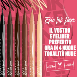 NYX Professional Makeup Epic Ink Liner Eyeliner in Penna Milk Chocolate