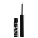 NYX Professional Makeup Epic Wear Eyeliner Liquido Waterproof Tenuta 72H Finish Matte per Viso e Corpo Pennello Sottile Sapphire