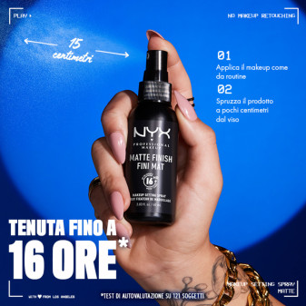 NYX Professional Makeup Matte Finish Fini Mat Spray Fissante Trucco 180ml