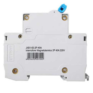 ETTROIT Interruttore Magnetotermico 2P 40A 220V 6KA - Mod. JX124060