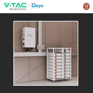 V-Tac Kit 16 Batterie BMS Stack LiFePO4 81,92kWh CEI 0-21