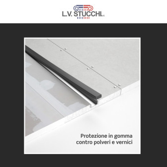 Art 3016-5 5 Profili in Alluminio Integrati da 2m per Strisce LED