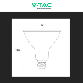 Lampadina LED E27 12,8W Par Lamp PAR38 SMD V-Tac